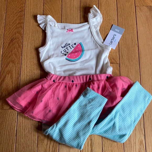 carter's watermelon outfit